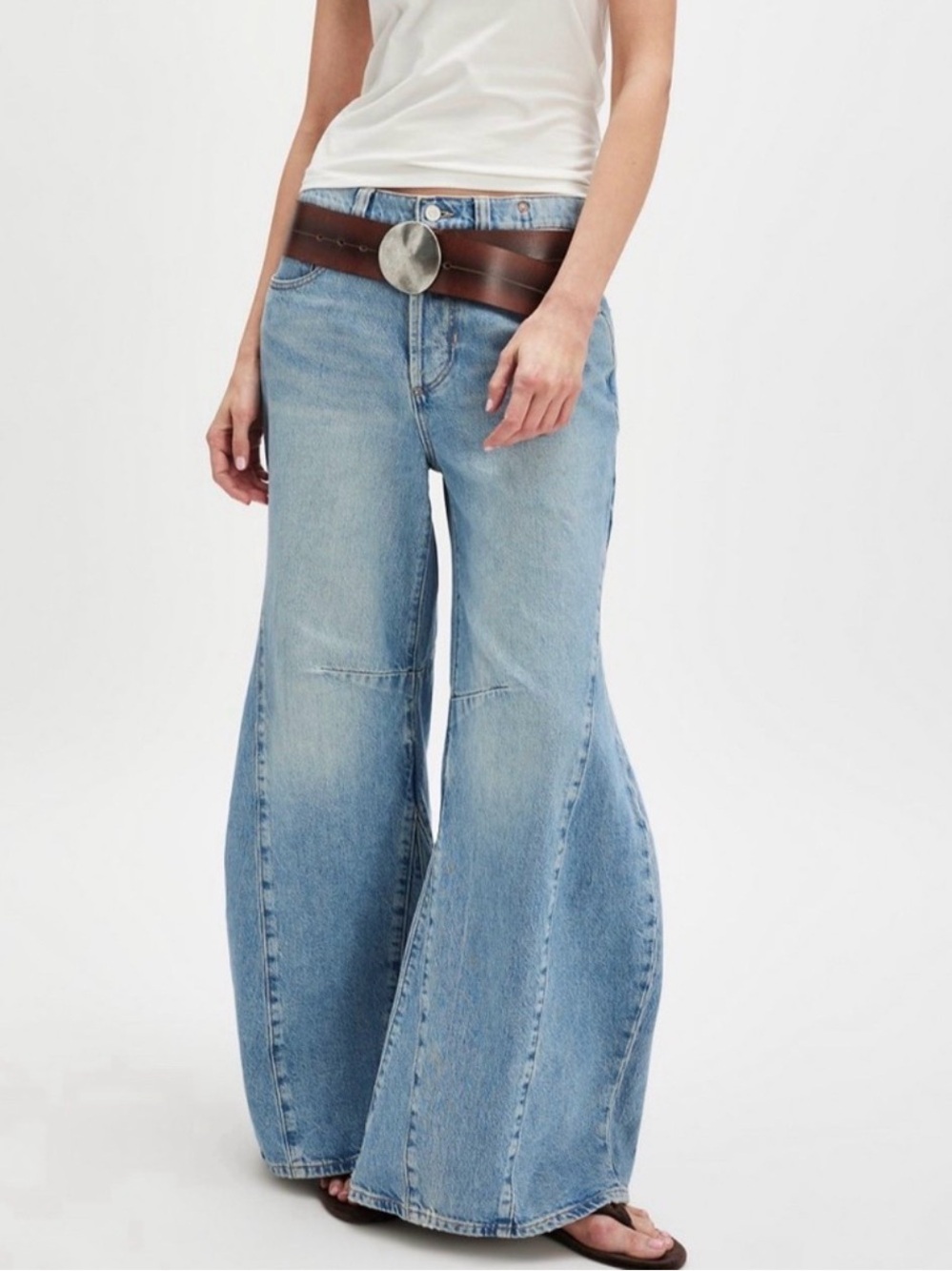 NWT Free People Eden Slouch Jeans